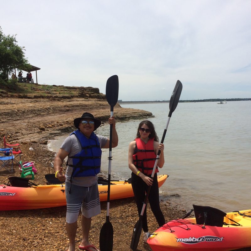 Kayak on Lake Grapevine