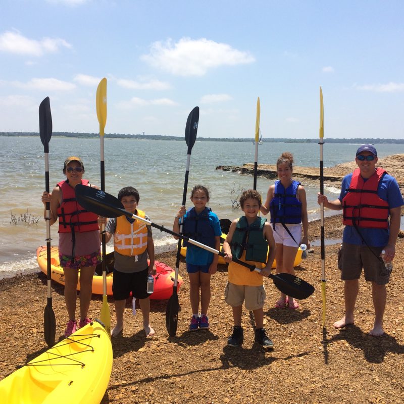 Kayak on Lake Grapevine
